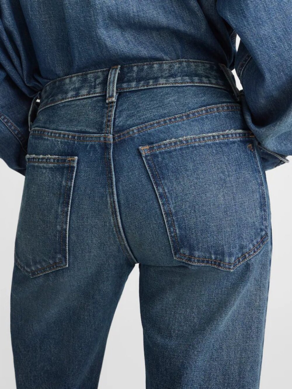 Women's Dean Easy Straight Jean in Kingswood Wash - Size 28 - Picture 5 of 9